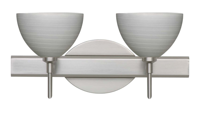 Besa 2SW-4679TN-SN Wall Sconce, Satin Nickel