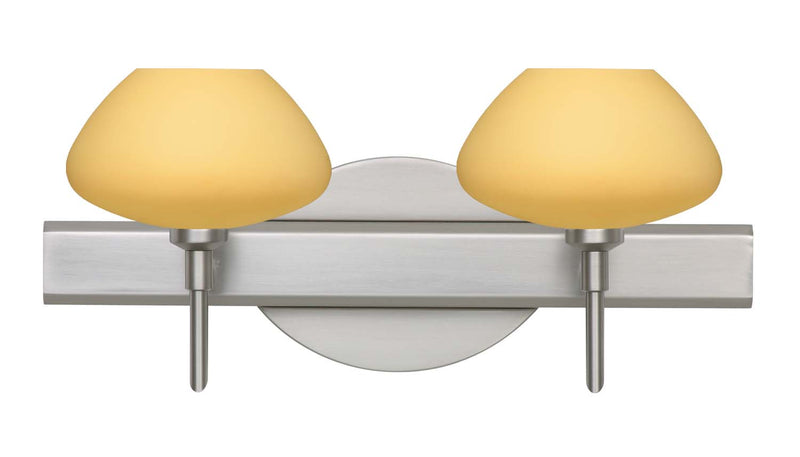 Besa 2SW-5410VM-SN Wall Sconce, Satin Nickel