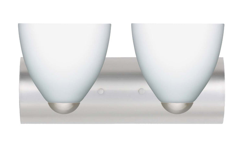 Besa 2WZ-757207-SN Wall Sconce, Satin Nickel