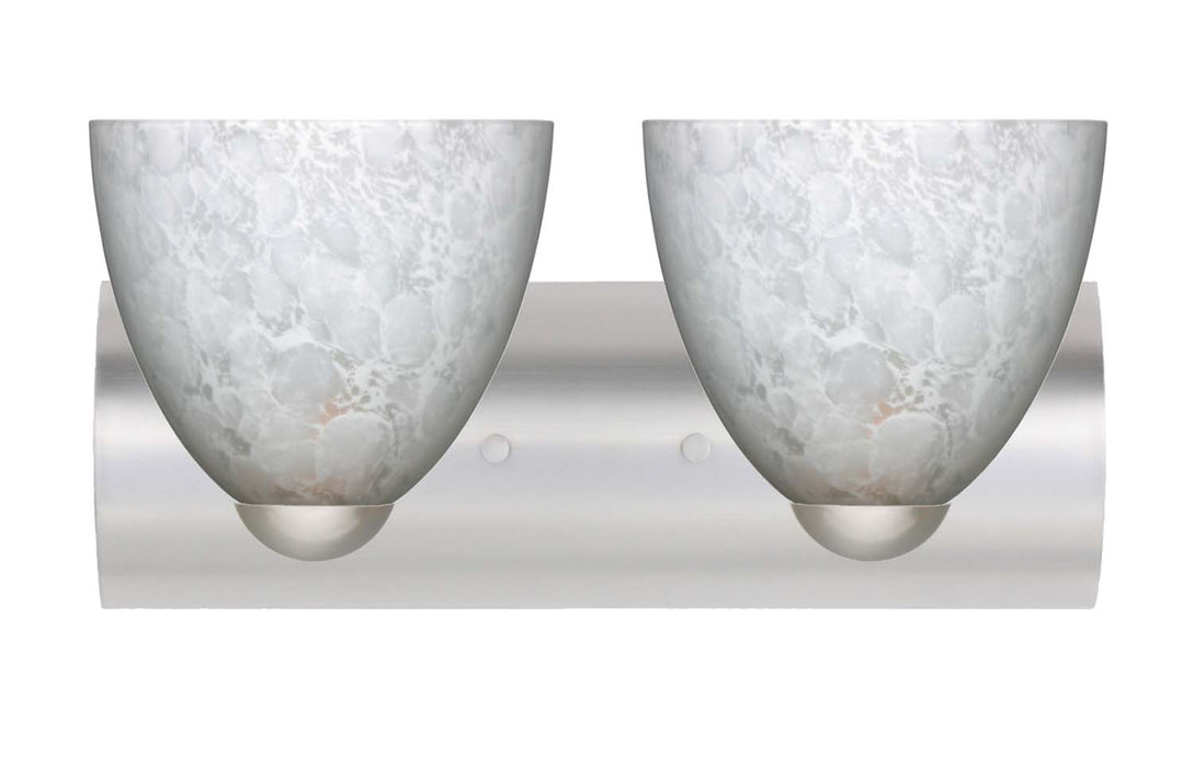 Besa 2WZ-757219-SN Wall Sconce, Satin Nickel