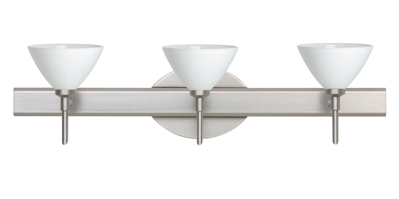 Besa 3SW-174307-SN Wall Sconce, Satin Nickel