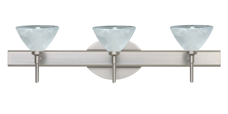 Besa 3SW-174352-SN Wall Sconce, Satin Nickel