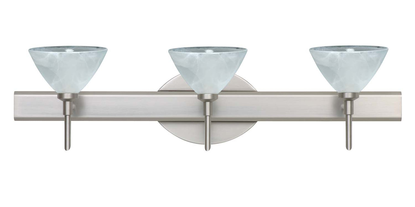Besa 3SW-174352-SN Wall Sconce, Satin Nickel