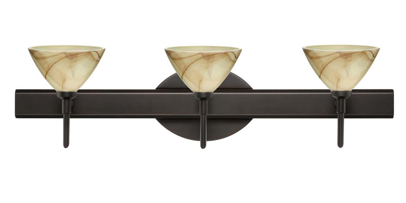 Besa 3SW-174383-BR Wall Sconce, Bronze
