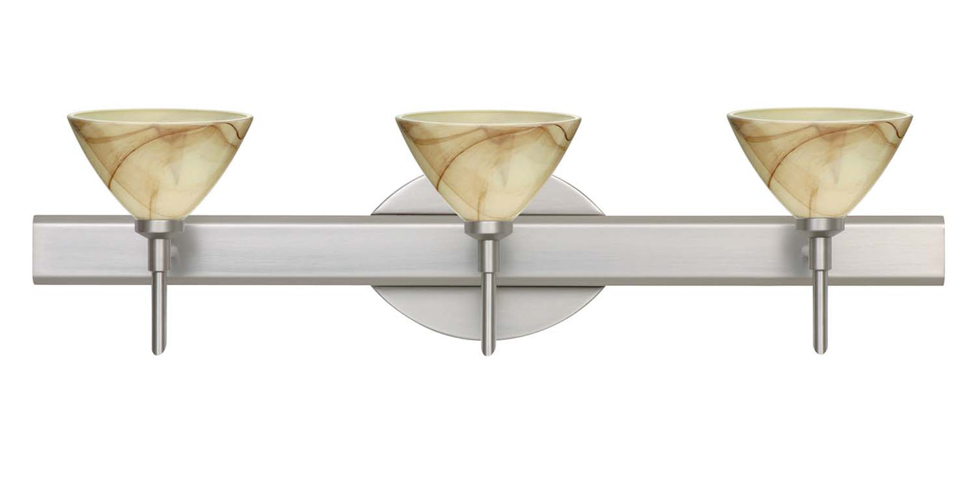 Besa 3SW-174383-SN Wall Sconce, Satin Nickel