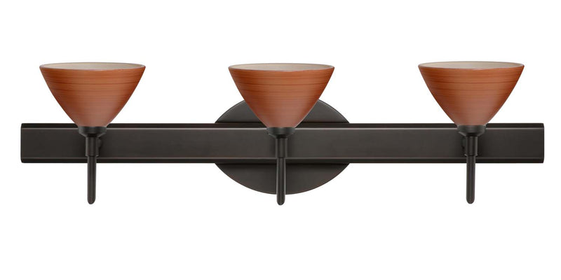 Besa 3SW-1743CH-BR Wall Sconce, Bronze