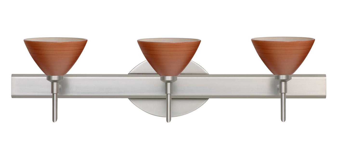 Besa 3SW-1743CH-SN Wall Sconce, Satin Nickel
