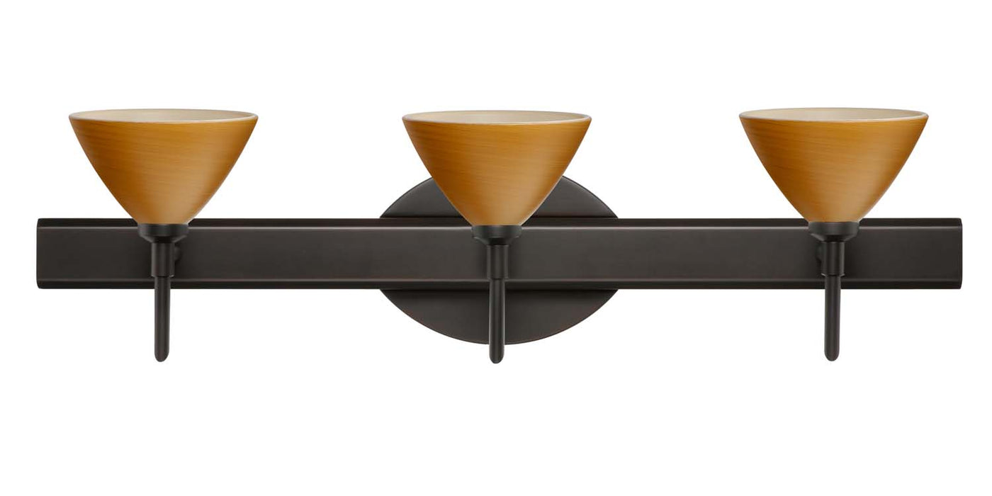 Besa 3SW-1743OK-BR Wall Sconce, Bronze