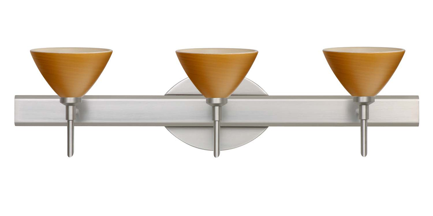 Besa 3SW-1743OK-SN Wall Sconce, Satin Nickel