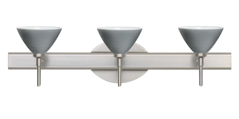 Besa 3SW-1743TN-SN Wall Sconce, Satin Nickel