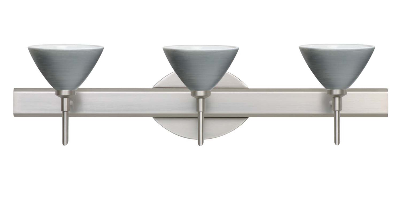 Besa 3SW-1743TN-SN Wall Sconce, Satin Nickel