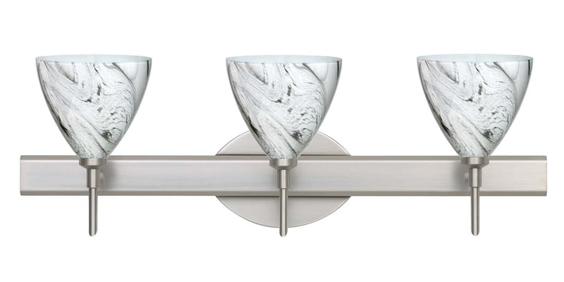 Besa 3SW-1779MG-SN Wall Sconce, Satin Nickel