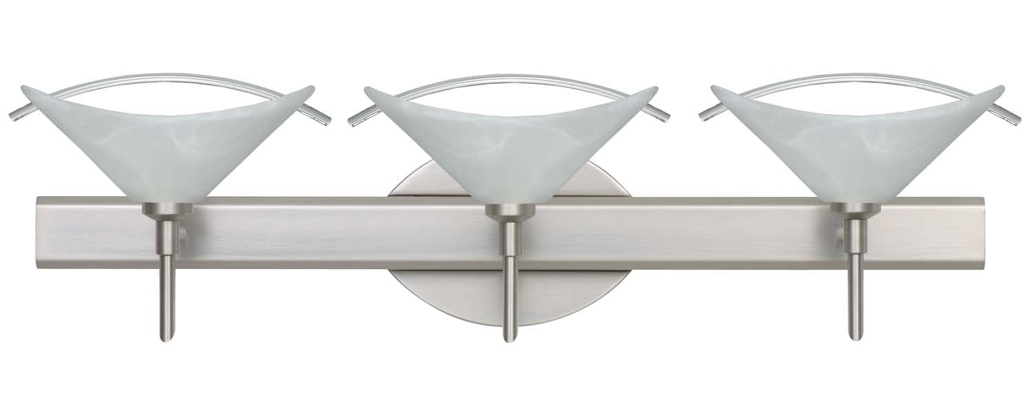 Besa 3SW-181304-SN Wall Sconce, Satin Nickel