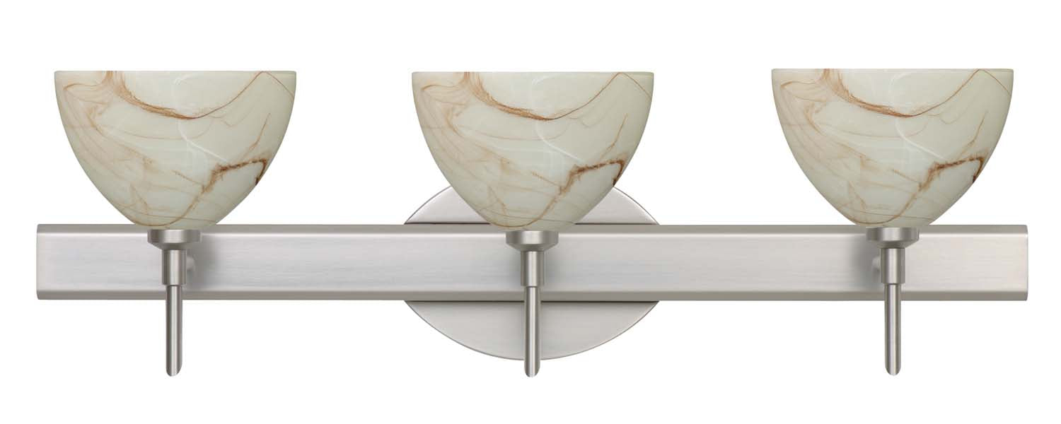 Besa 3SW-467983-SN Wall Sconce, Satin Nickel