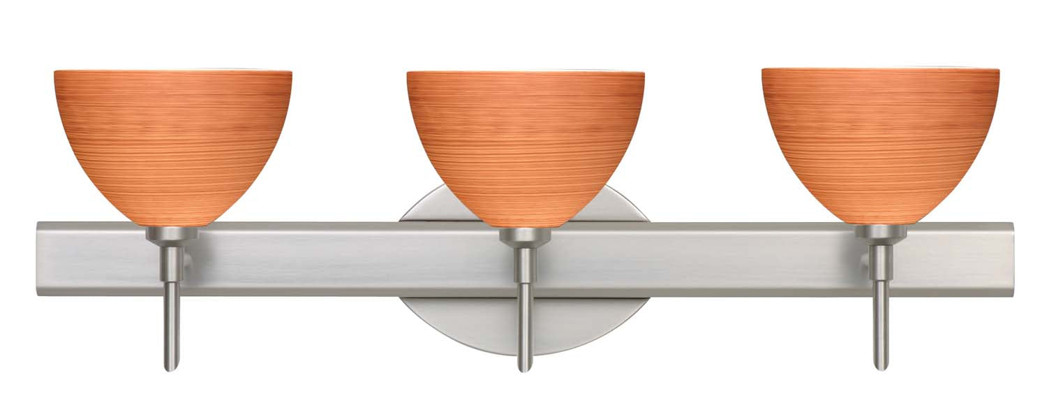 Besa 3SW-4679CH-SN Wall Sconce, Satin Nickel