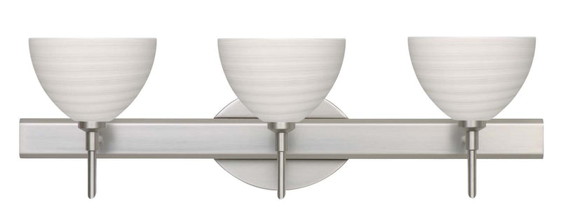 Besa 3SW-4679KR-SN Wall Sconce, Satin Nickel