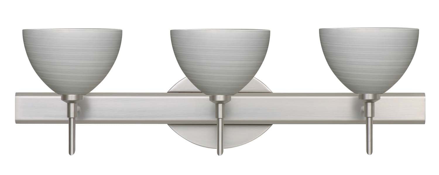 Besa 3SW-4679TN-SN Wall Sconce, Satin Nickel