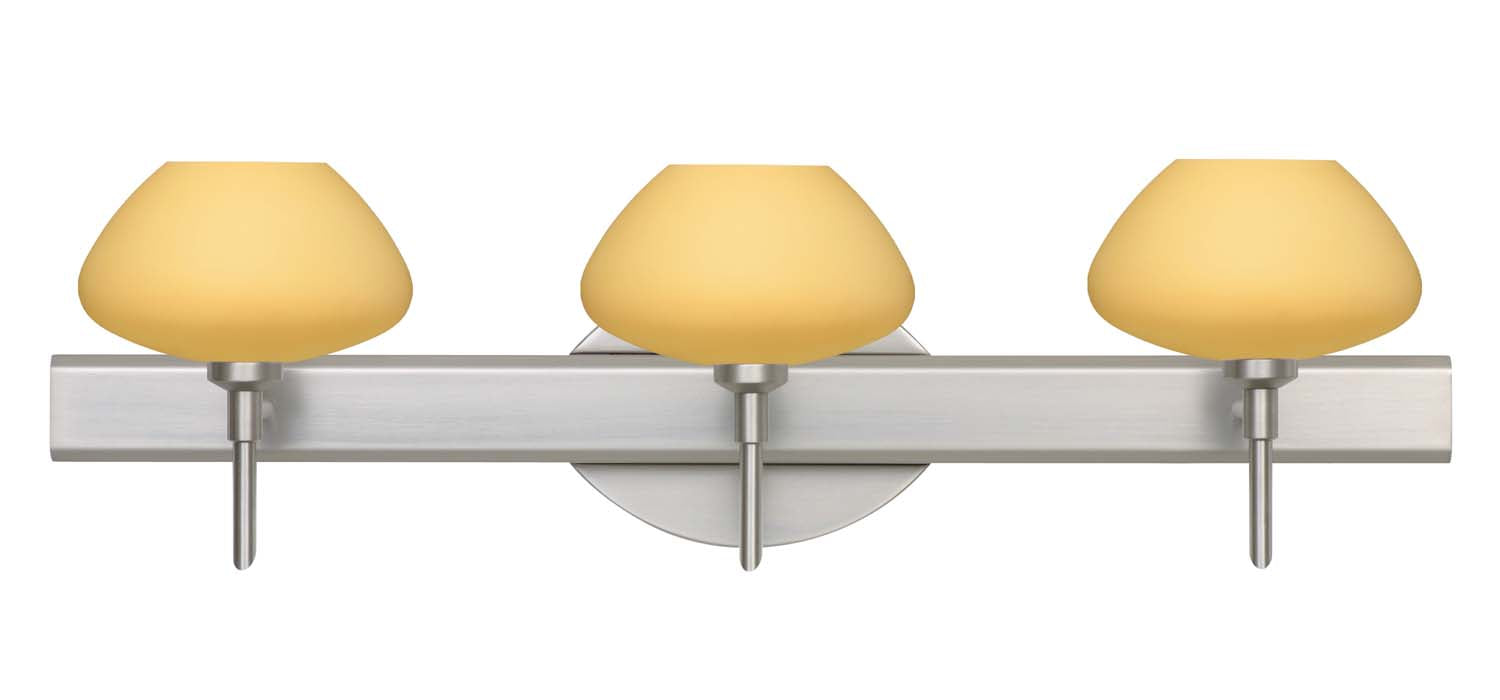 Besa 3SW-5410VM-SN Wall Sconce, Satin Nickel