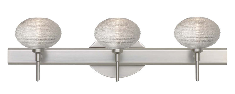 Besa 3SW-5612GL-SN Wall Sconce, Satin Nickel