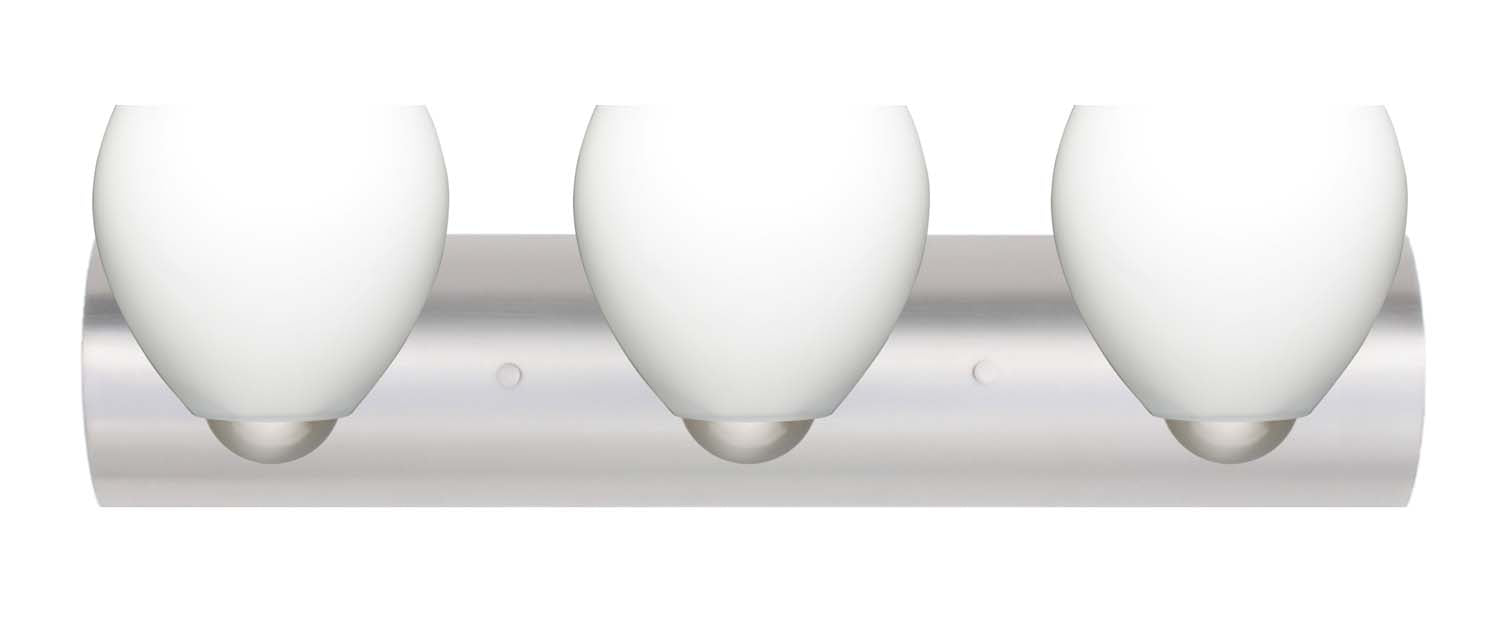Besa 3WZ-412207-SN Wall Sconce, Satin Nickel