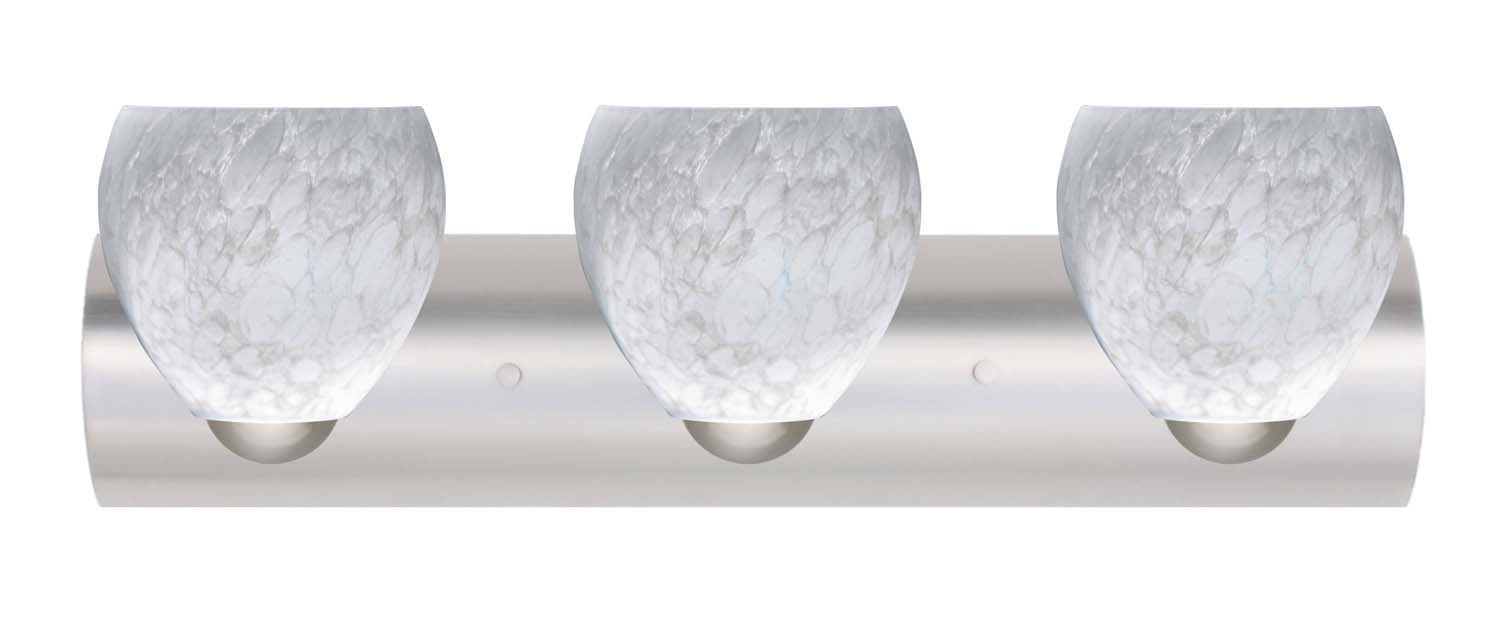 Besa 3WZ-412219-SN Wall Sconce, Satin Nickel