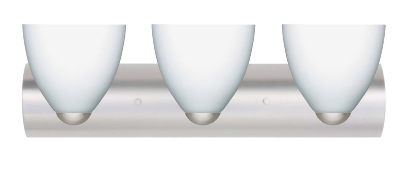 Besa 3WZ-757207-SN Wall Sconce, Satin Nickel