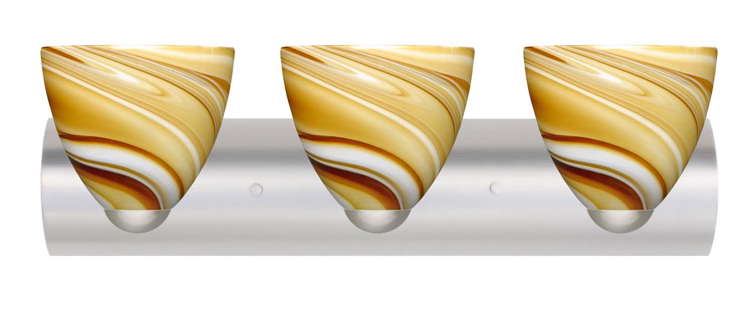 Besa 3WZ-7572HN-SN Wall Sconce, Satin Nickel