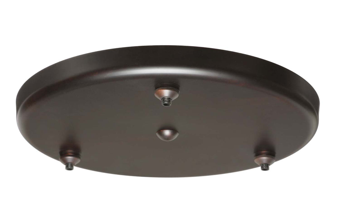 Besa T23XL-BR Three Light Canopy, Bronze