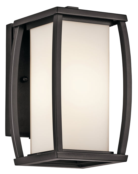 Kichler 49336AZ One Light Outdoor Wall Mount, Architectural Bronze