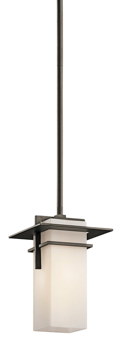 Kichler 49640OZ One Light Outdoor Pendant, Olde Bronze