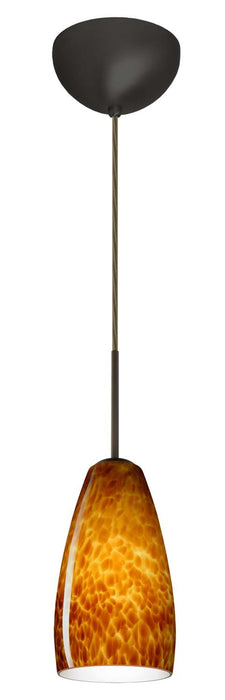 Besa 1BC-150918-BR One Light Pendant, Bronze