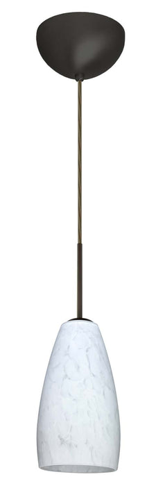 Besa 1BC-150919-BR One Light Pendant, Bronze