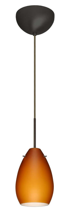 Besa 1BC-171380-BR One Light Pendant, Bronze