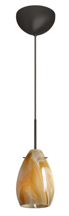 Besa 1BC-1713HN-BR One Light Pendant, Bronze