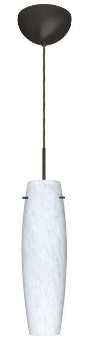 Besa 1BC-412119-BR One Light Pendant, Bronze