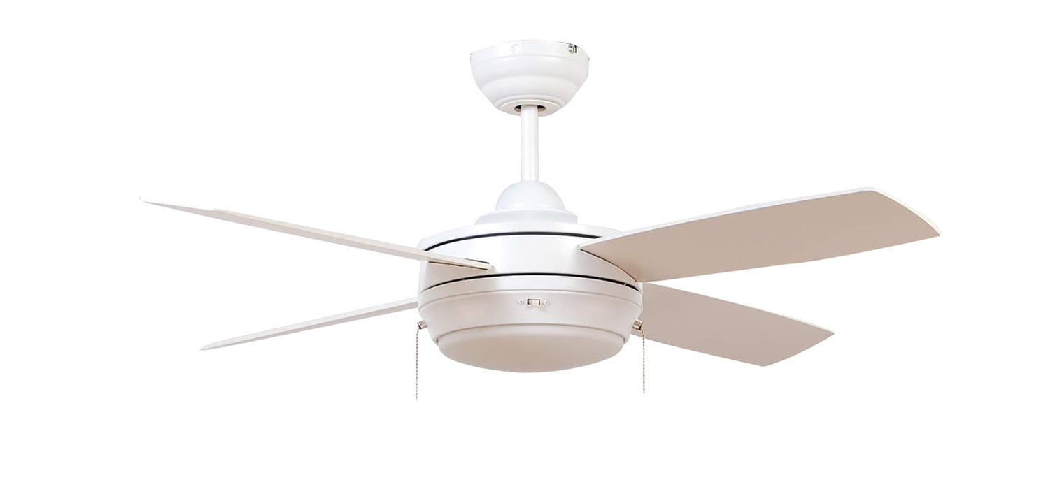 Craftmade LAV44MWW4LK-LED 44"Ceiling Fan, Matte White