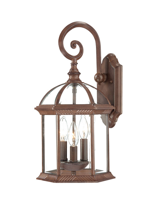 Acclaim Lighting 5273BW Three Light Wall Sconce, Burled Walnut