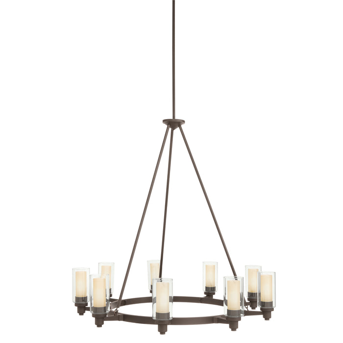 Kichler 2346OZ Nine Light Chandelier, Olde Bronze