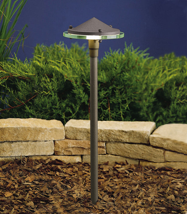 Kichler 15317AZT One Light Path & Spread, Textured Architectural Bronze