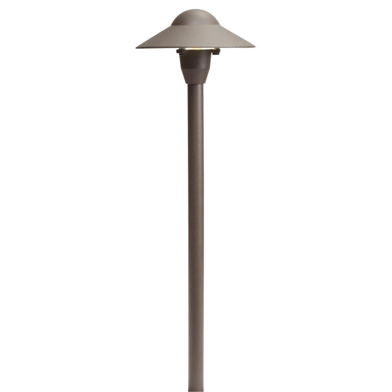 Kichler 15470AZT LED Path Light, Textured Architectural Bronze