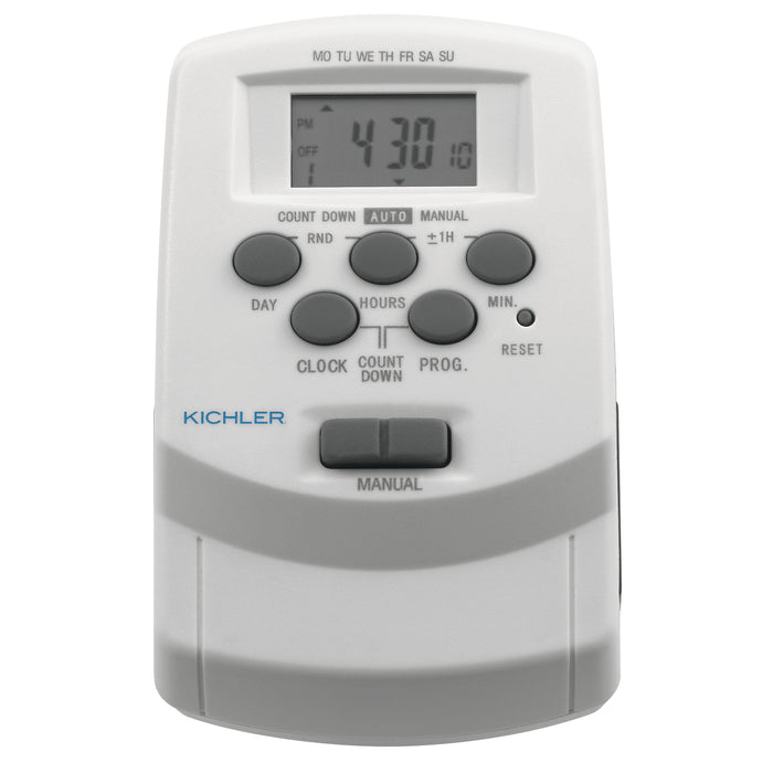 Kichler 15556WH Digital Timer with Daylight Sa, White