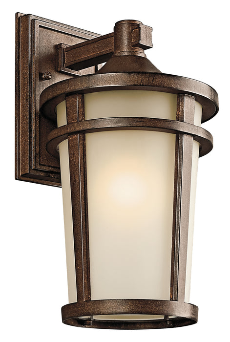 Kichler 49072BST One Light Outdoor Wall Mount, Brown Stone