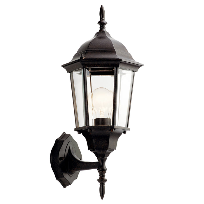 Kichler 9653TZ One Light Outdoor Wall Mount, Tannery Bronze