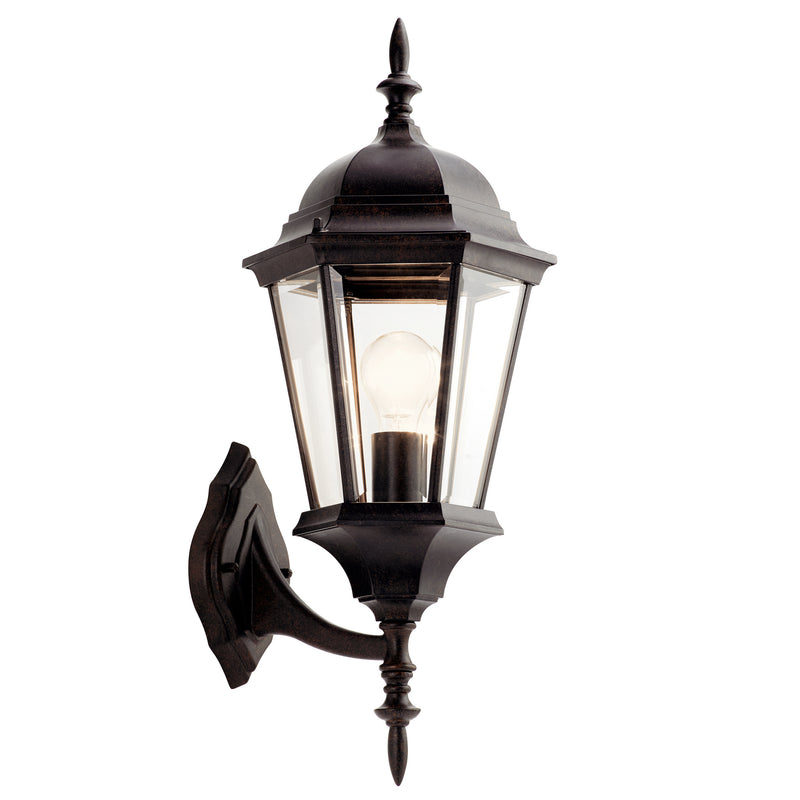 Kichler 9654TZ One Light Outdoor Wall Mount, Tannery Bronze