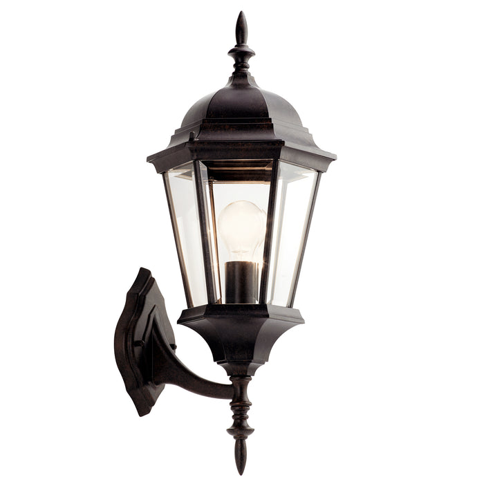 Kichler 9654TZ One Light Outdoor Wall Mount, Tannery Bronze