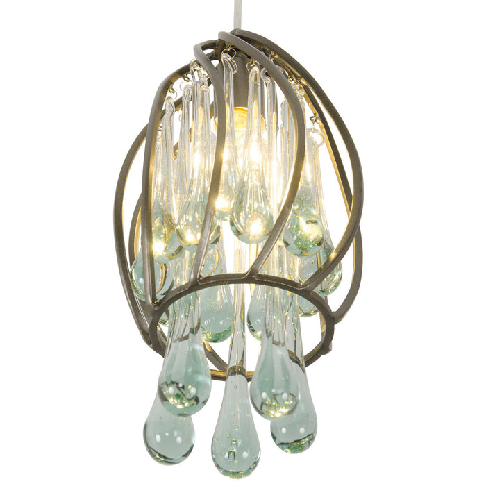 Varaluz 151M01NB One Light Mini Pendant, New Bronze