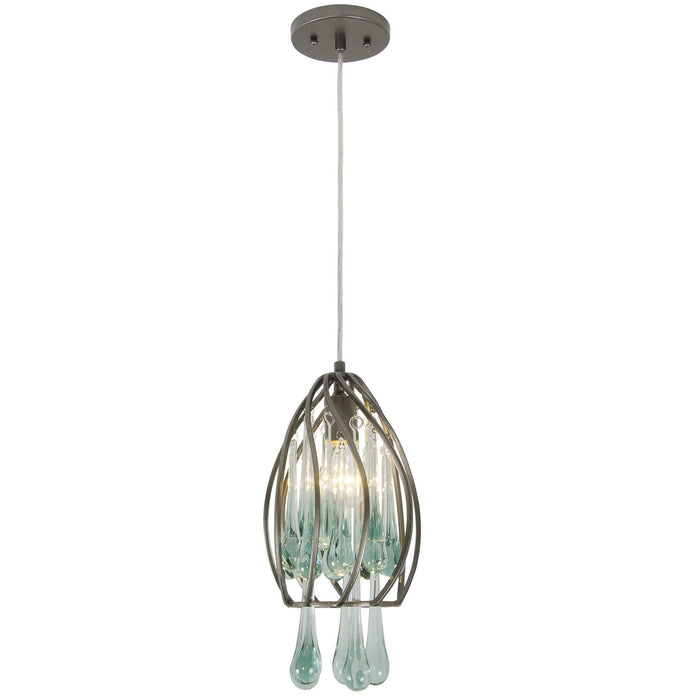 Varaluz 151M01NB One Light Mini Pendant, New Bronze