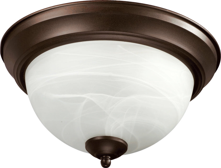 Quorum 3066-15-86 Three Light Ceiling Mount, Oiled Bronze