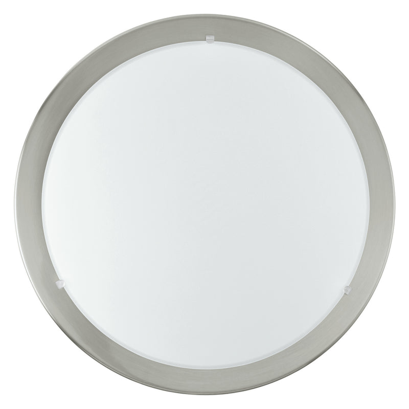 Eglo USA 82942A One Light Ceiling Mount, Matte Nickel