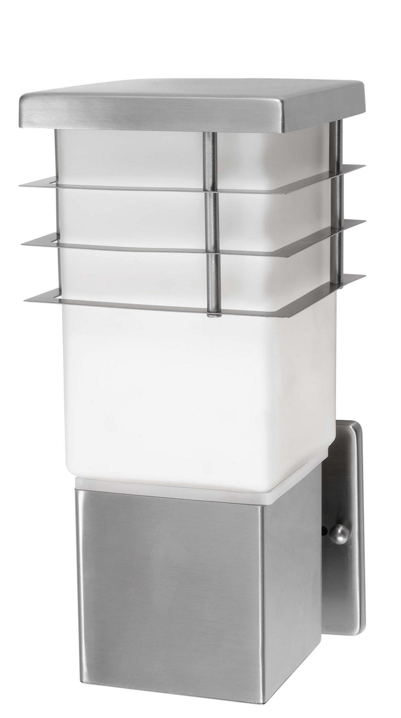 Eglo USA 86391A One Light Outdoor Wall Mount, Stainless Steel